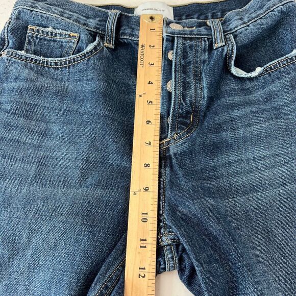 Current Elliott Womens 28 Blue‎ Denim Jeans Frayed Hem Capsule Crop - Picture 11 of 14